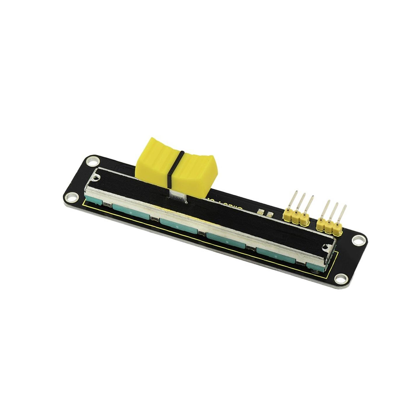 Arduino Compatible 10K Ohm Slider Potentiometer Module