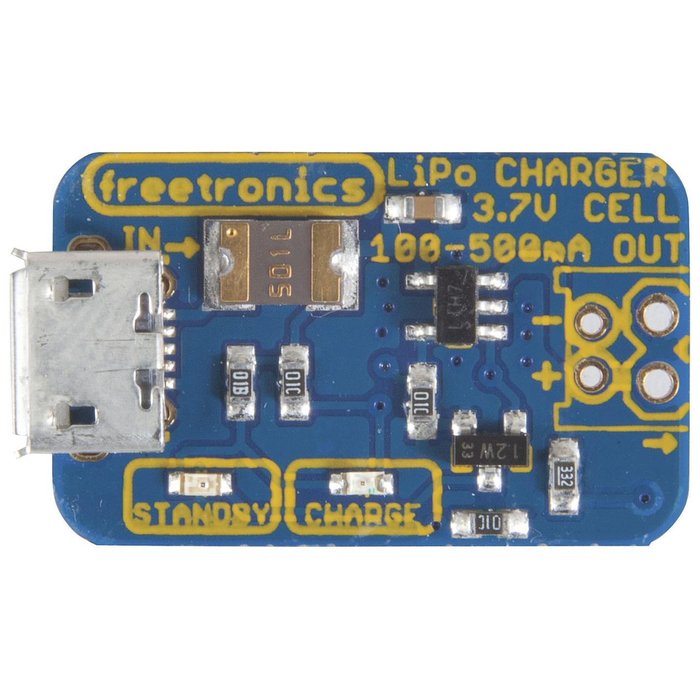 USB Lipo Charger for Arduino