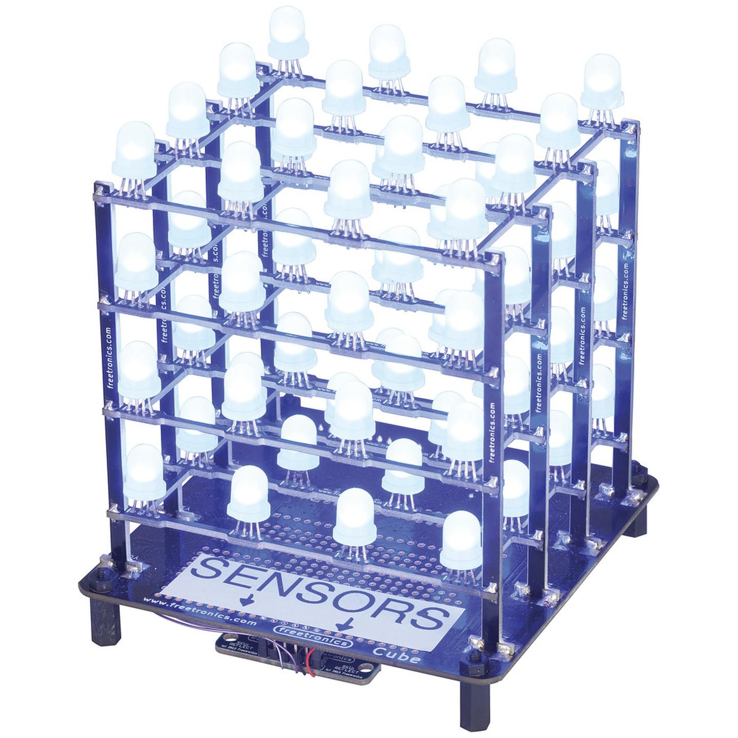 RGB LED Cube Kit 4x4x4 for Arduino