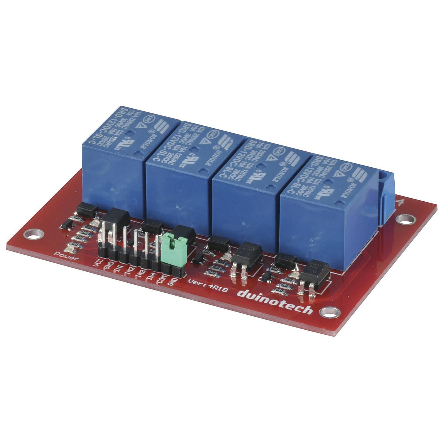 Arduino Compatible 4 Channel 12V Relay Module