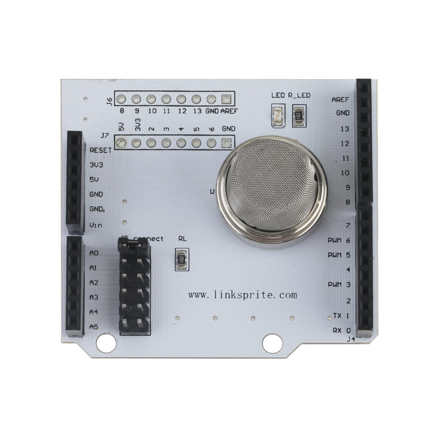 MQ2 Smoke Detector Shield for Arduino