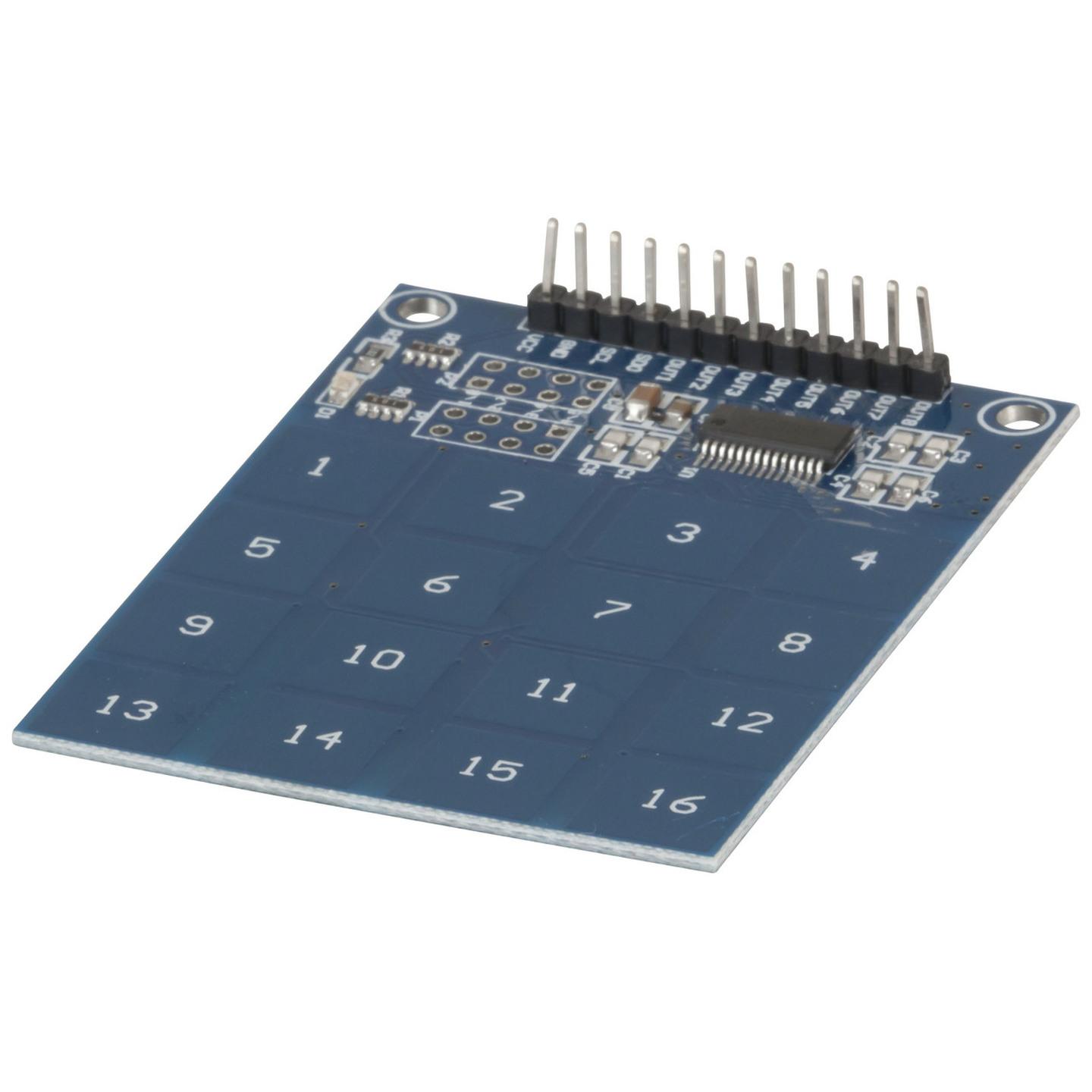 Duinotech Arduino Compatible 16 Key Touchpad Module