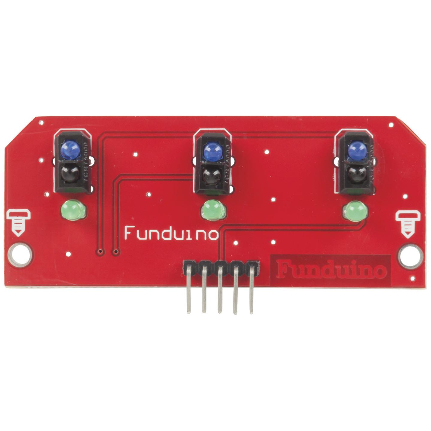 Duinotech Arduino Compatible Triple Reflectance Sensor Module