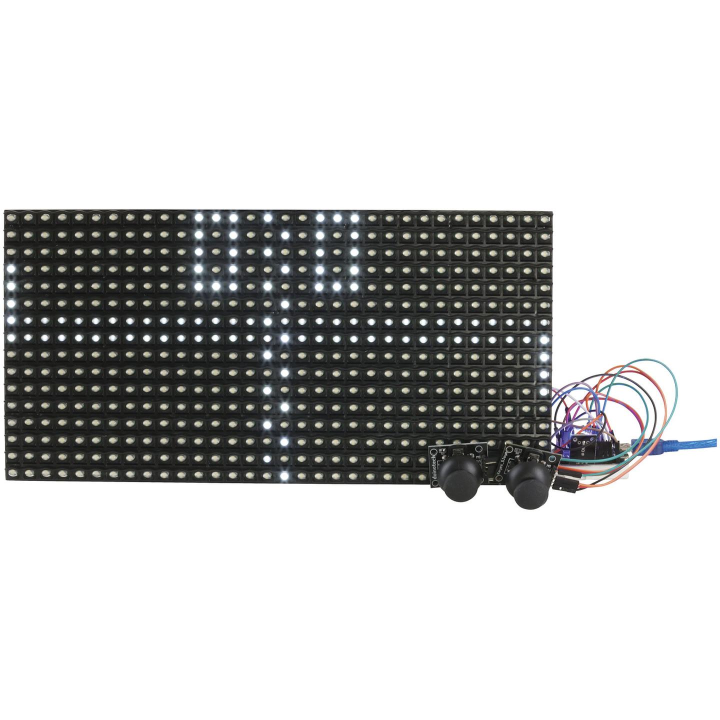 White LED Dot Matrix Display for Arduino