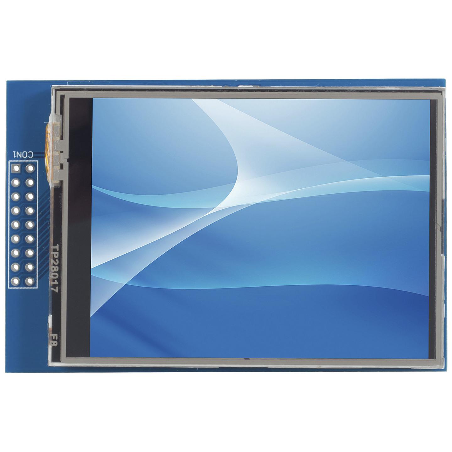 Duinotech Arduino Compatible 2.5 Inch Colour LCD Touch Screen Display