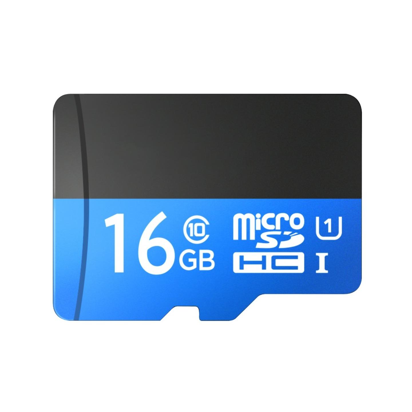 16GB Micro SDXC Class 10 Reads 55MB/s Writes 20MB/s