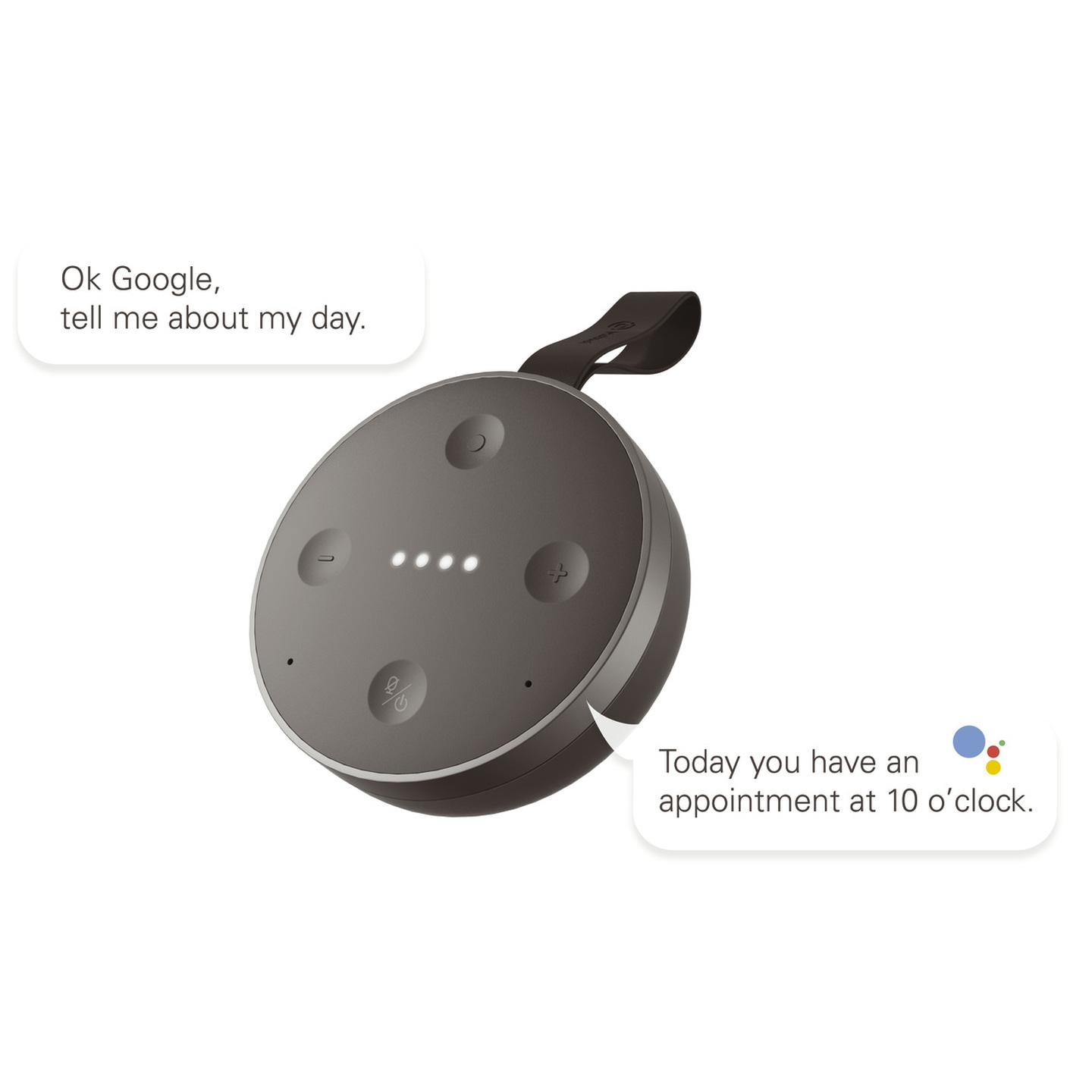 TicHome Mini Smart Speaker Black with Google Assistant