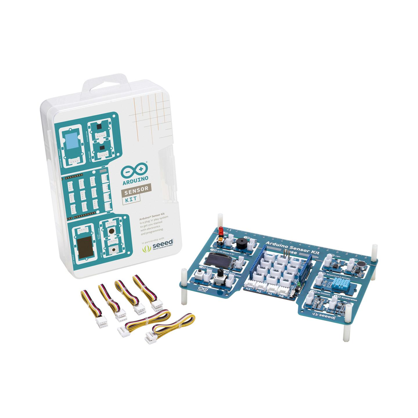 Arduino Sensor Kit with 10 Sensors plus Shield
