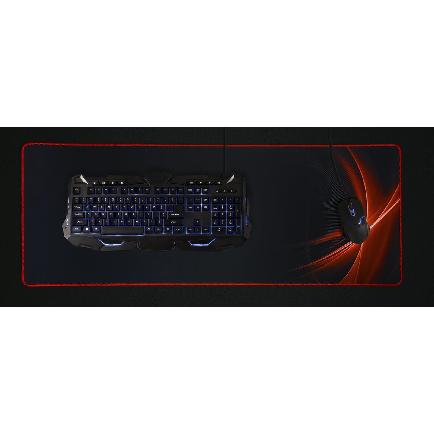 Ultra Durable Gaming Keyboard and Mouse Pad Rectangle Shape