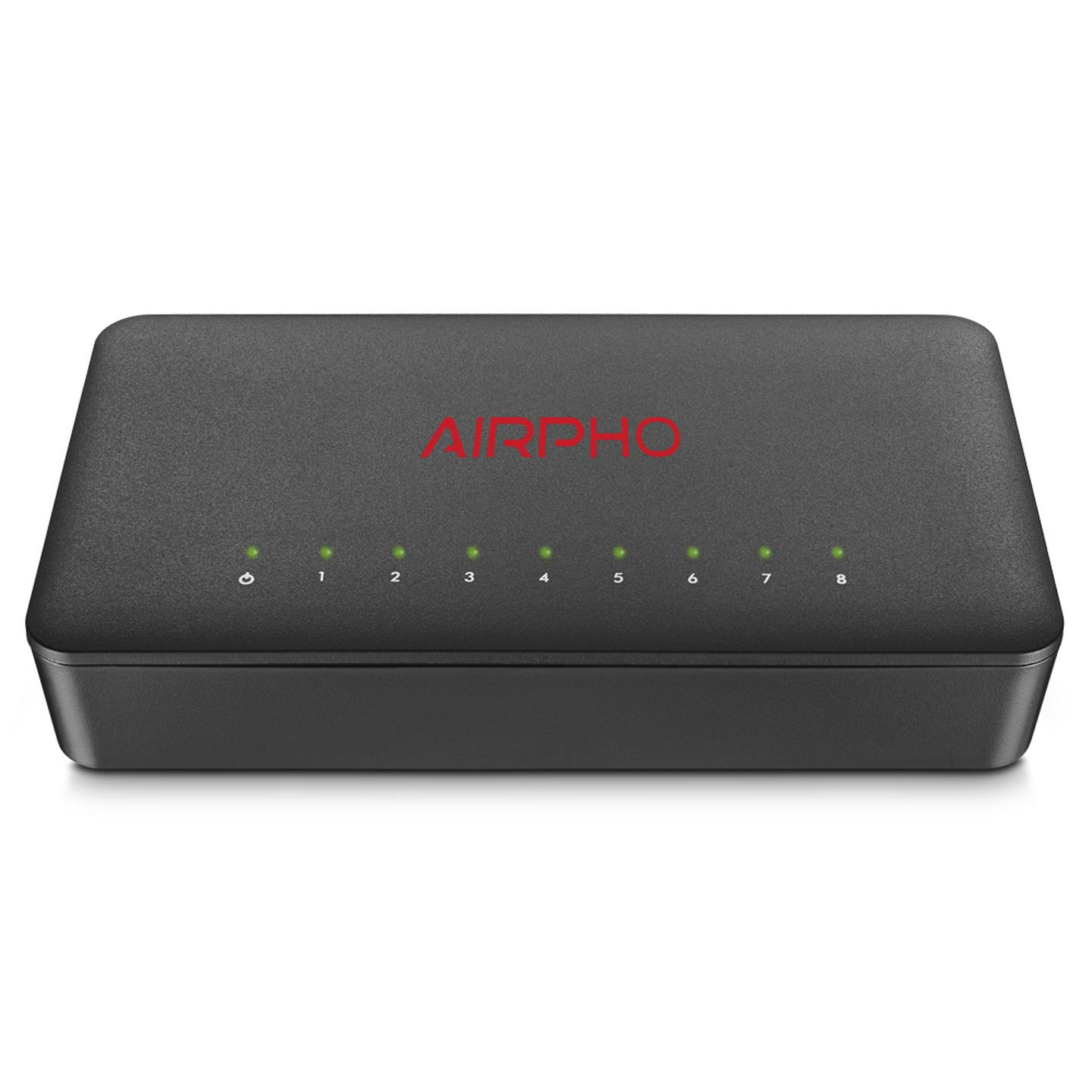 AIRPHO 8 Port Gigabit Ethernet Switch