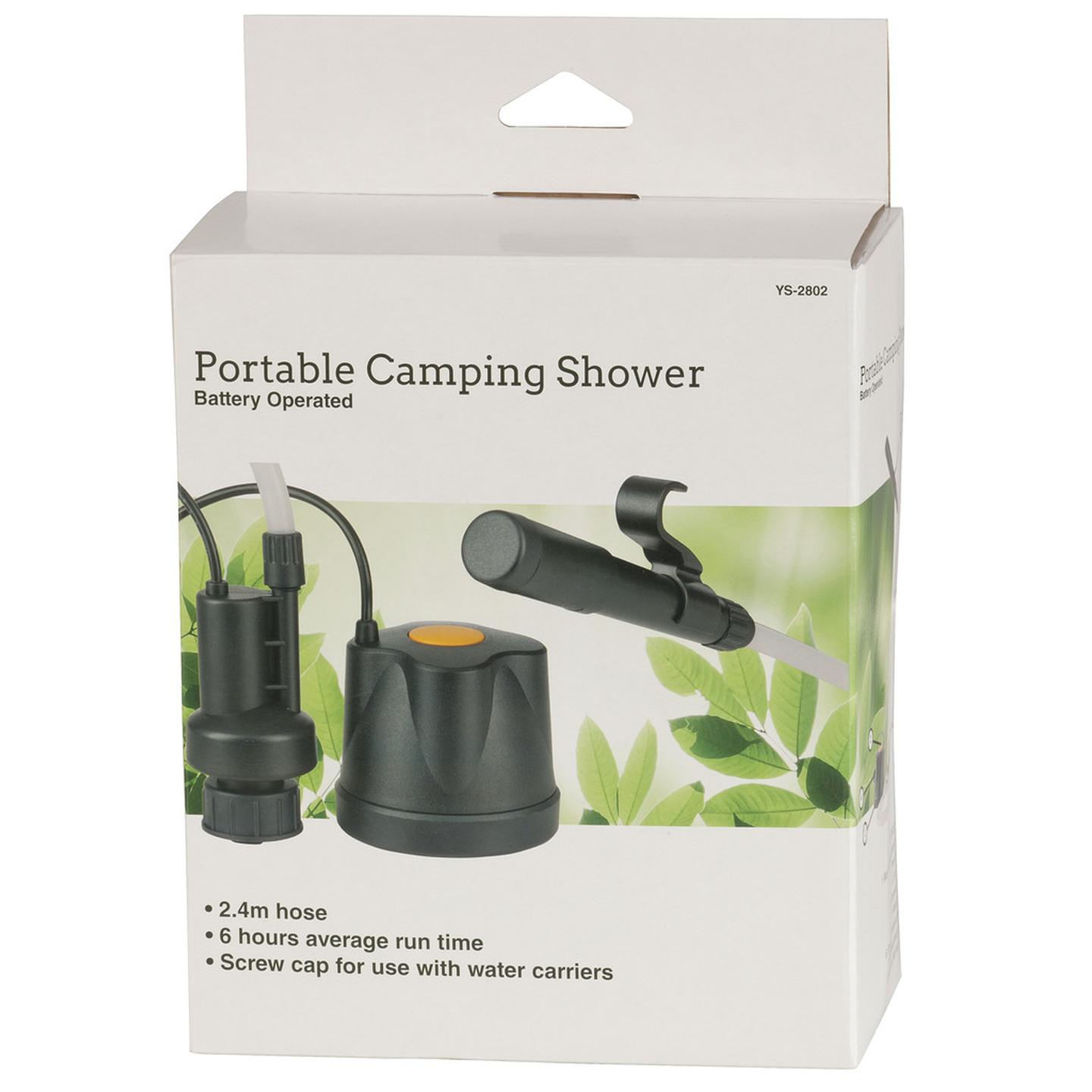 Portable Camping Shower - Battery Operated