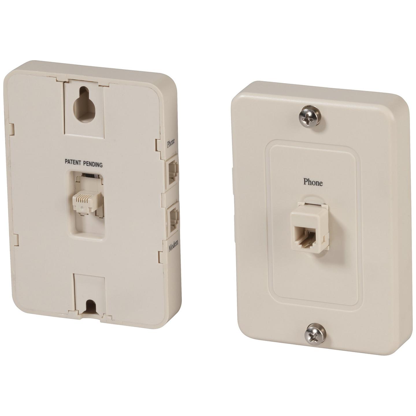 ADSL2 Filter Wall Plate