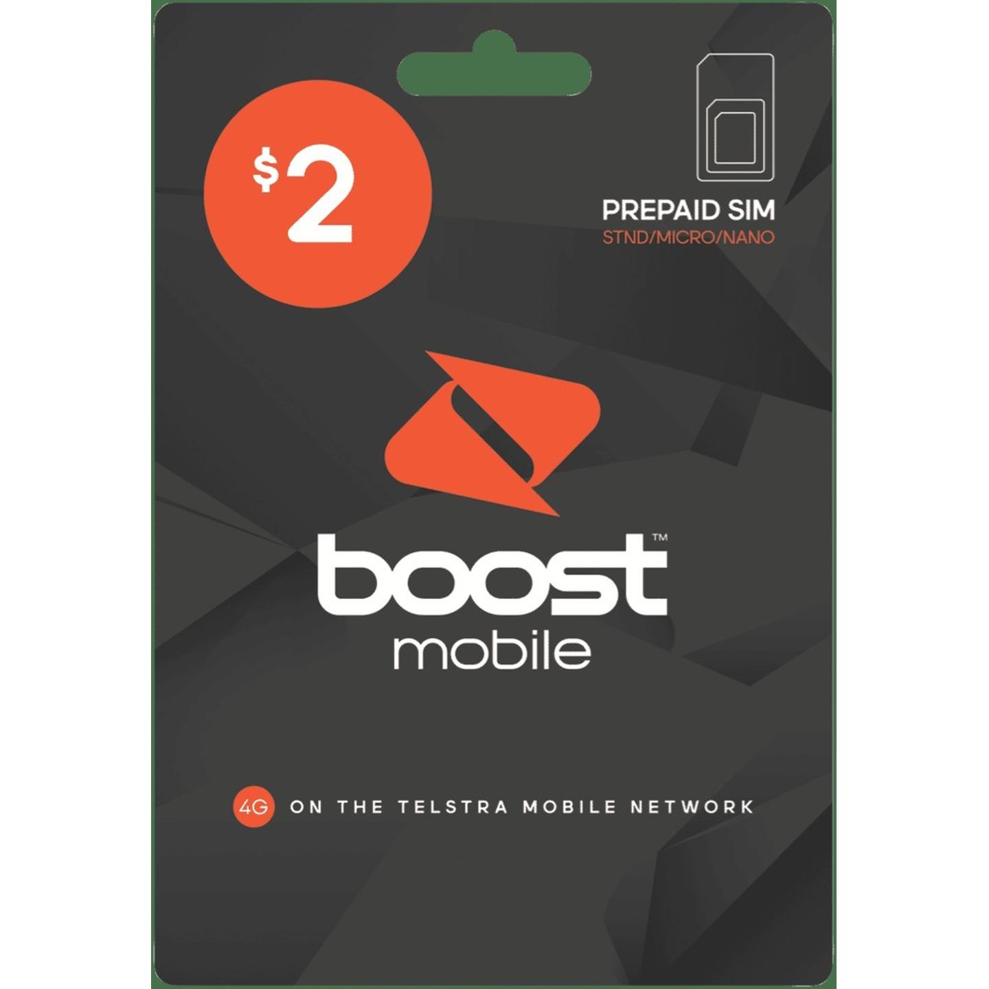 Boost Prepaid 4G Sim Starter Kit