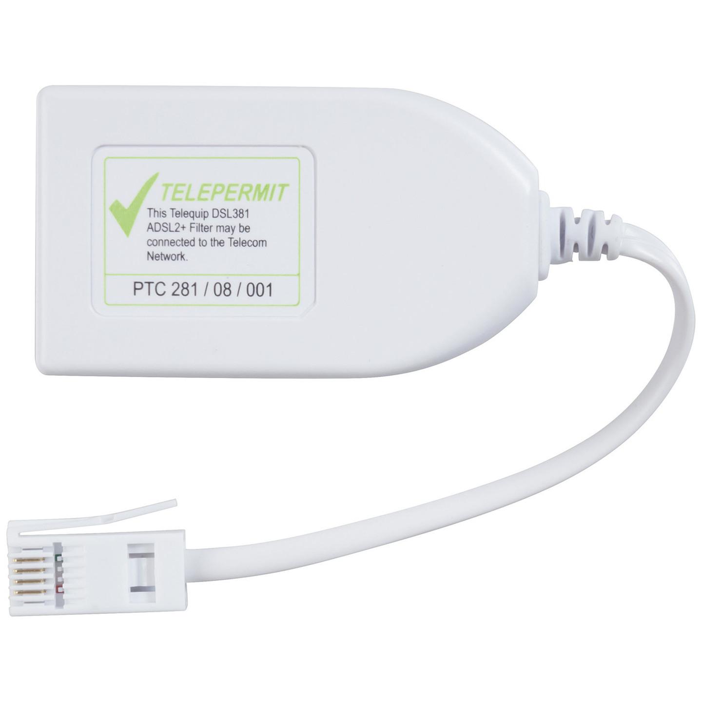 ADSL Line Splitter/Filter with Cable to Suit NZ