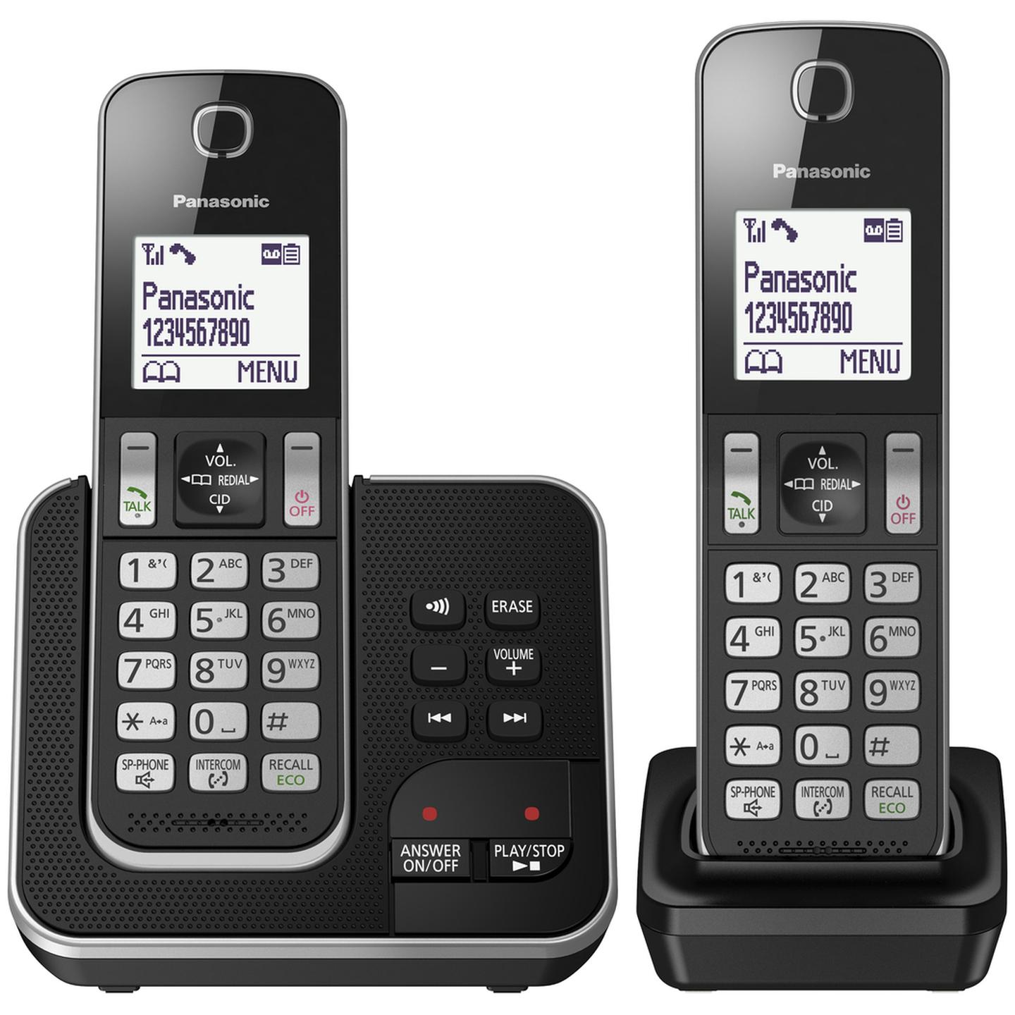 Panasonic Cordless Telephone with Answering Machine 2PK