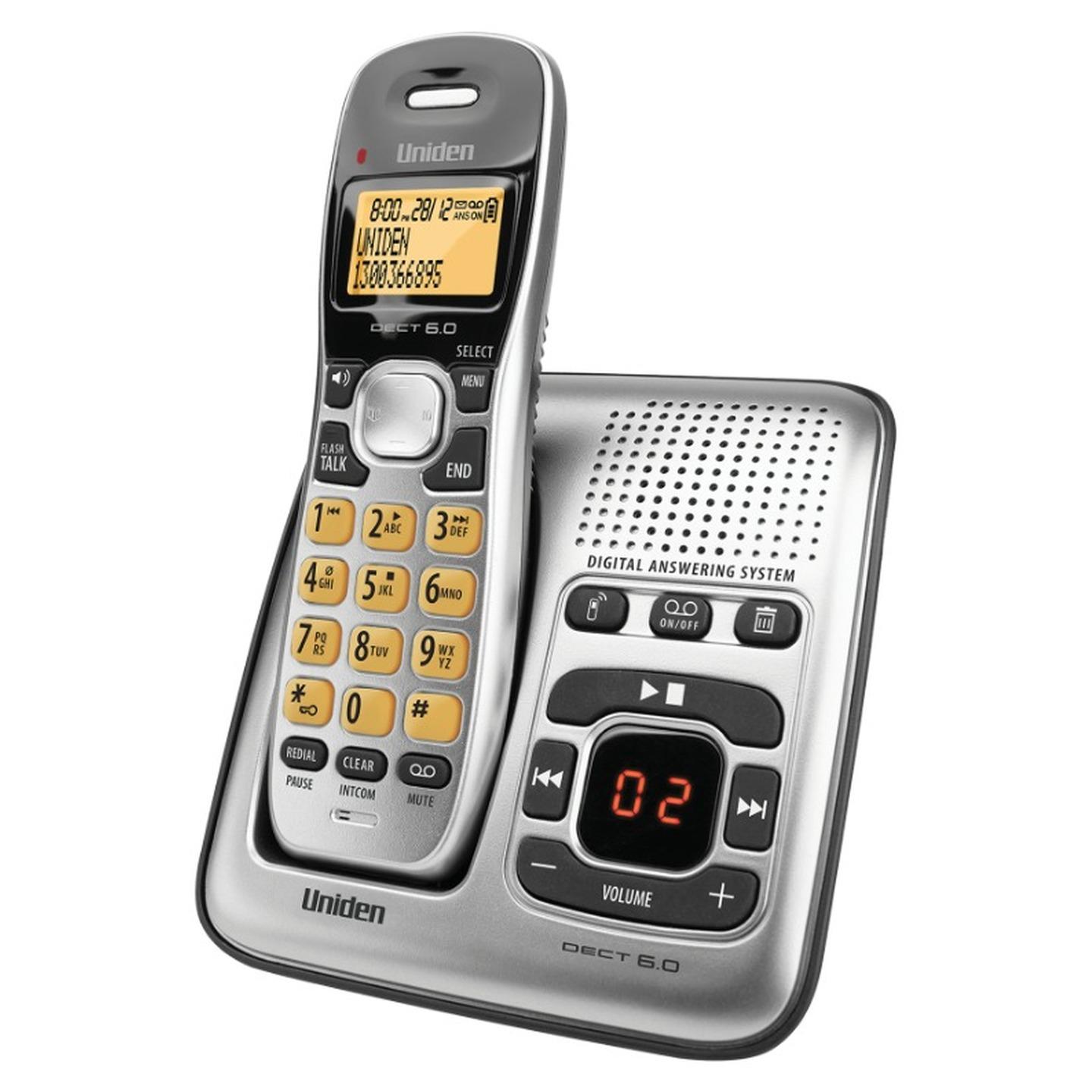Uniden DECT1735 Cordless Phone with Answering Machine