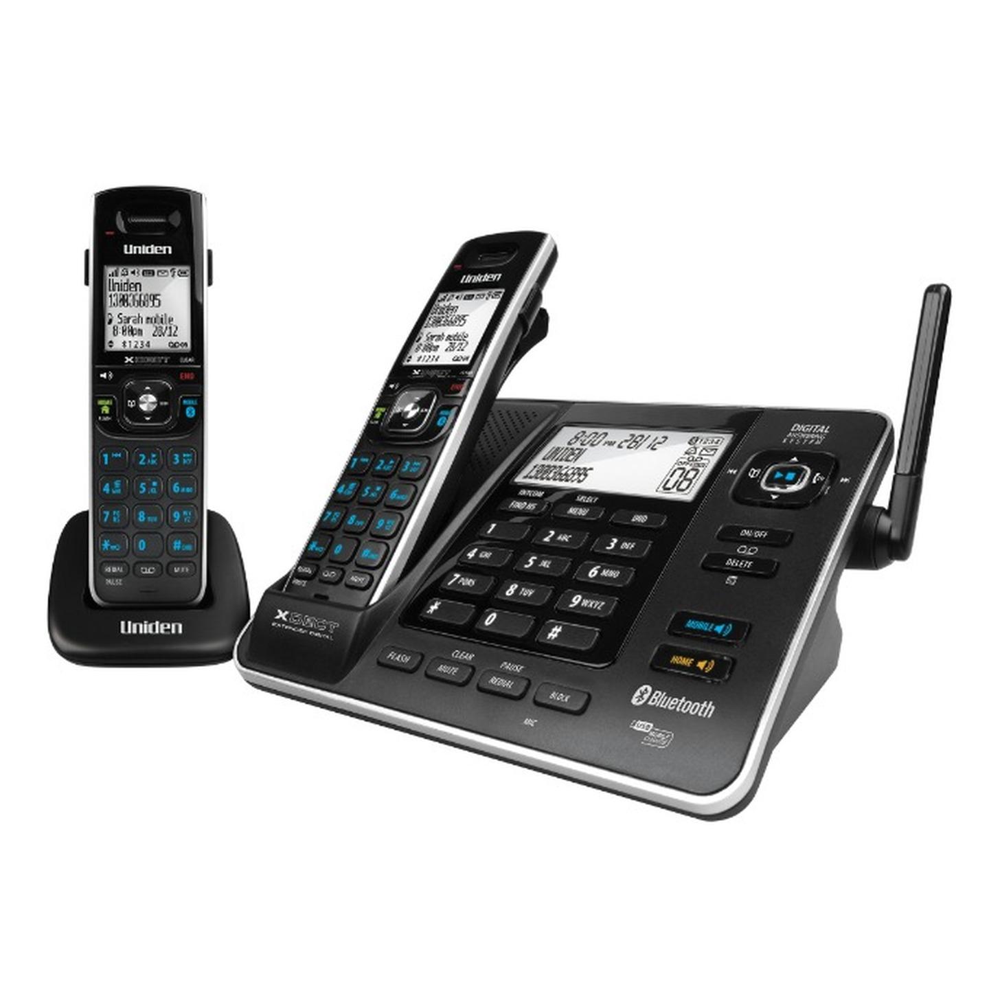 Uniden XDECT83551 Two Handset Cordless Phone with Bluetooth Technology