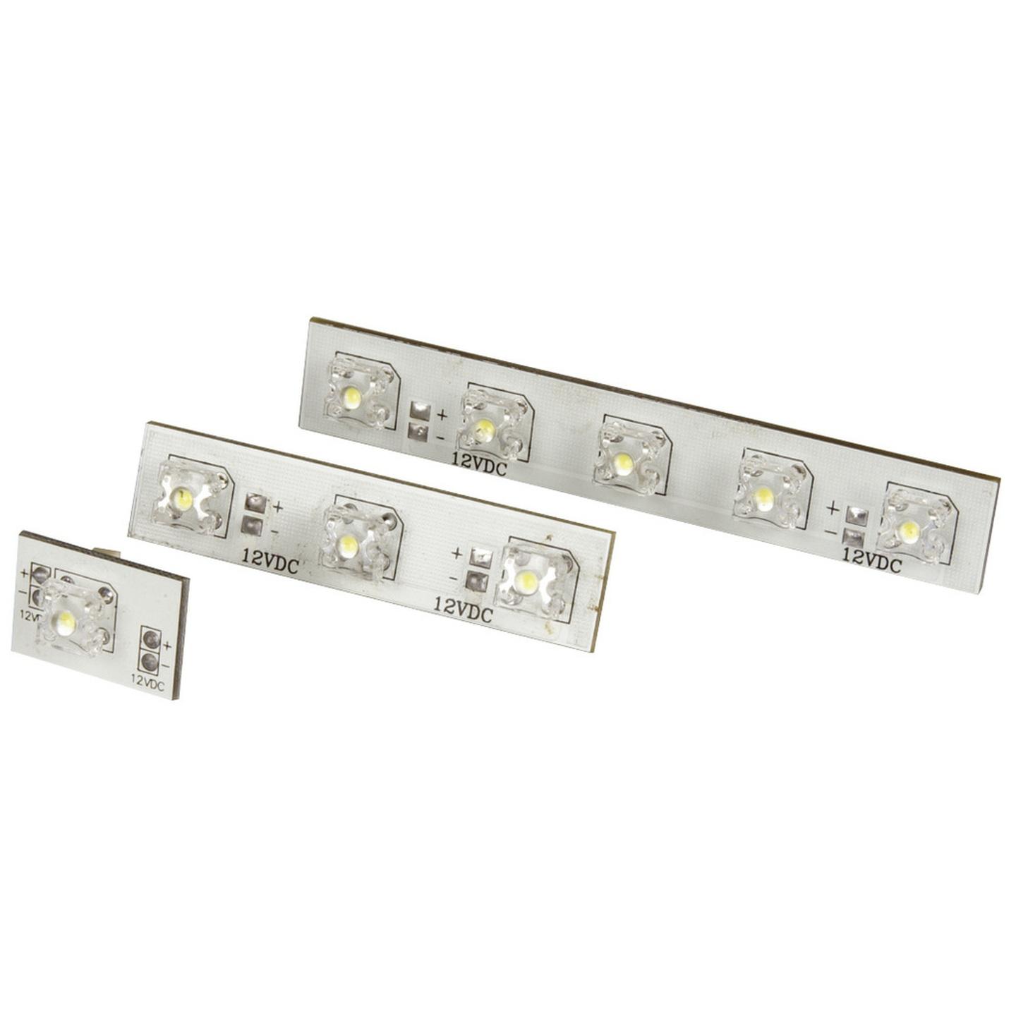 LED Light Bar Module - White 12VDC 5 LED