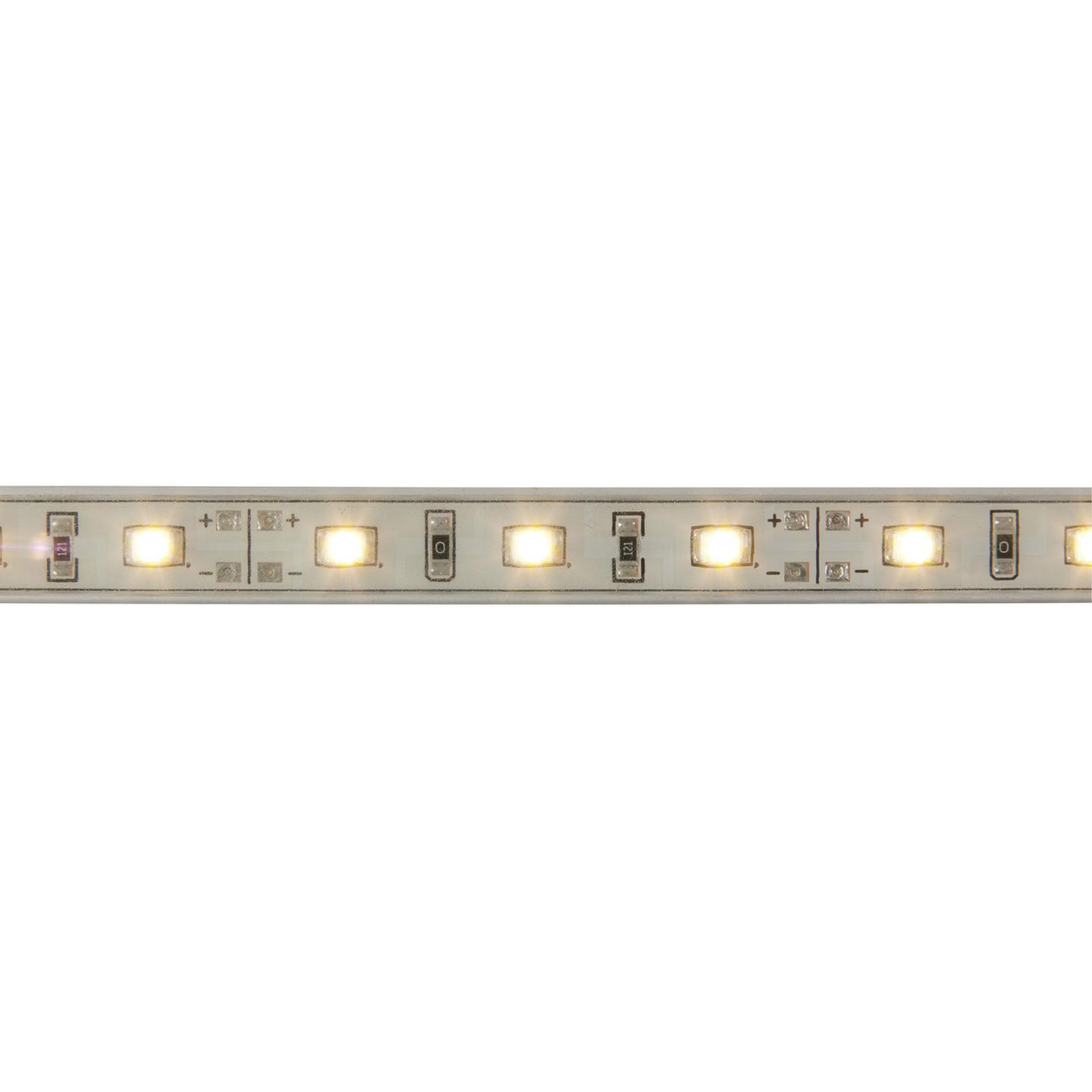 IP66 Aluminium Backed Warm White LED Strip 12V