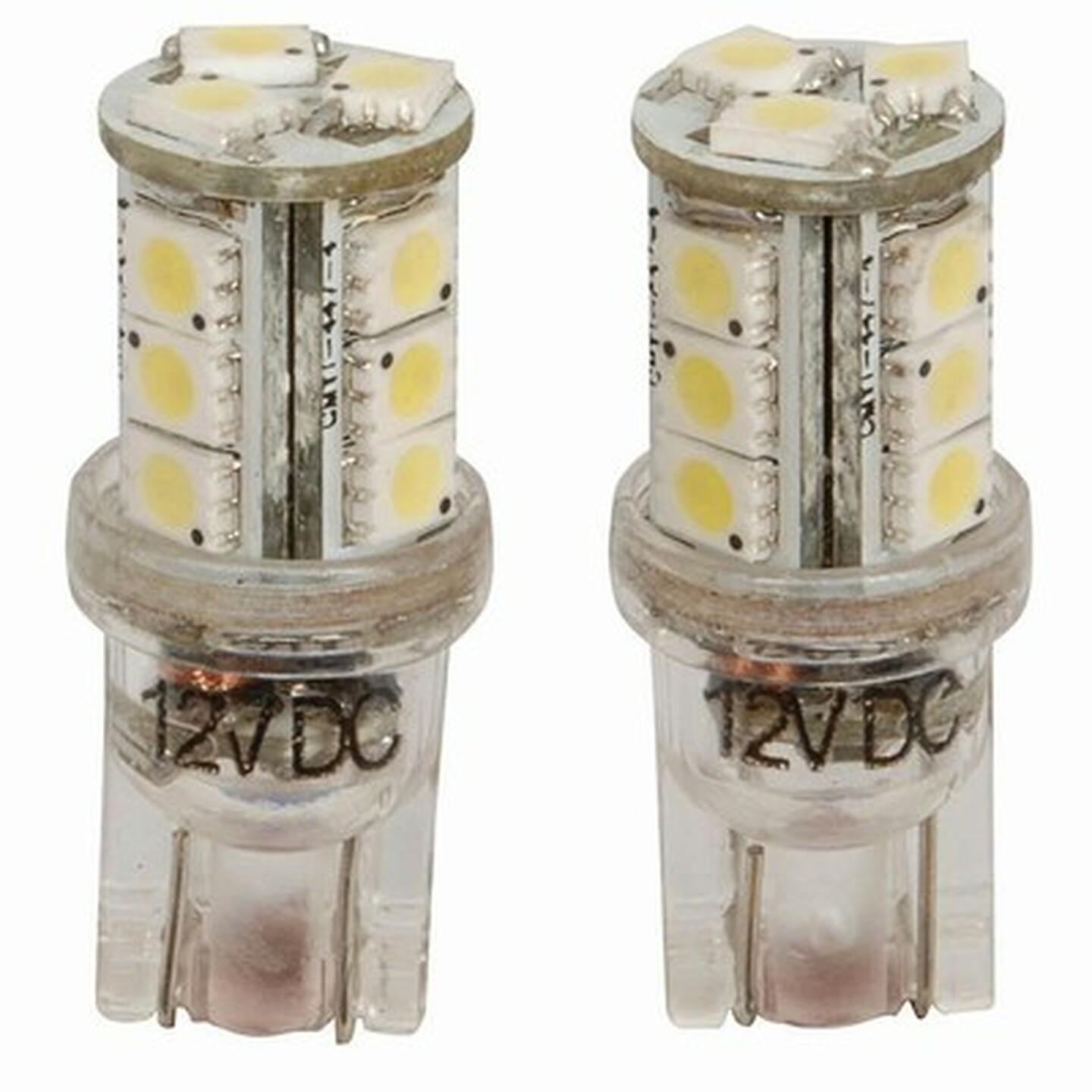 15 x Yellow T10 LED Replacement Globe