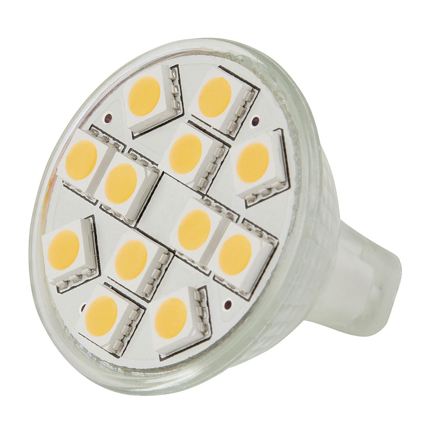 MR11 12 x 5050 SMD LED Downlights 120 Warm White