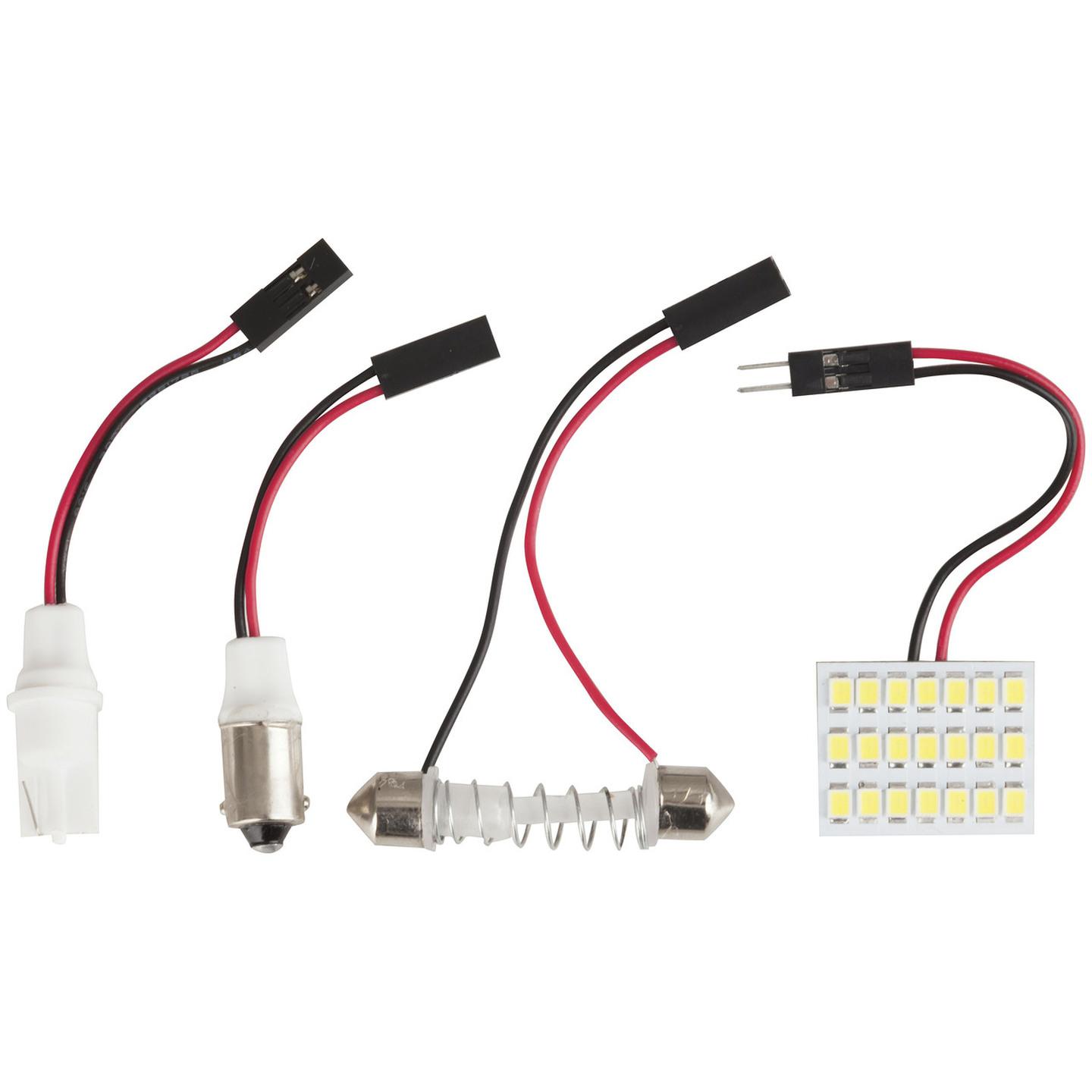 Universal T10/211/BA9S LED Retrofit Kit with 21x SMD LEDs