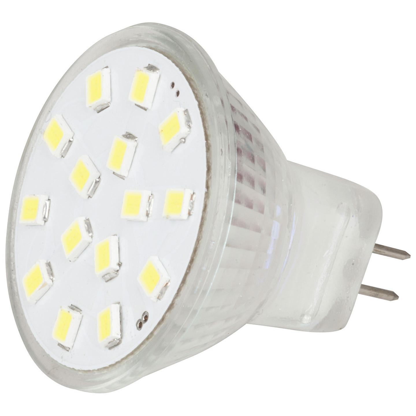 MR11 LED Replacement Light 15x2835 LEDs 120 12VAC/DC Cool White