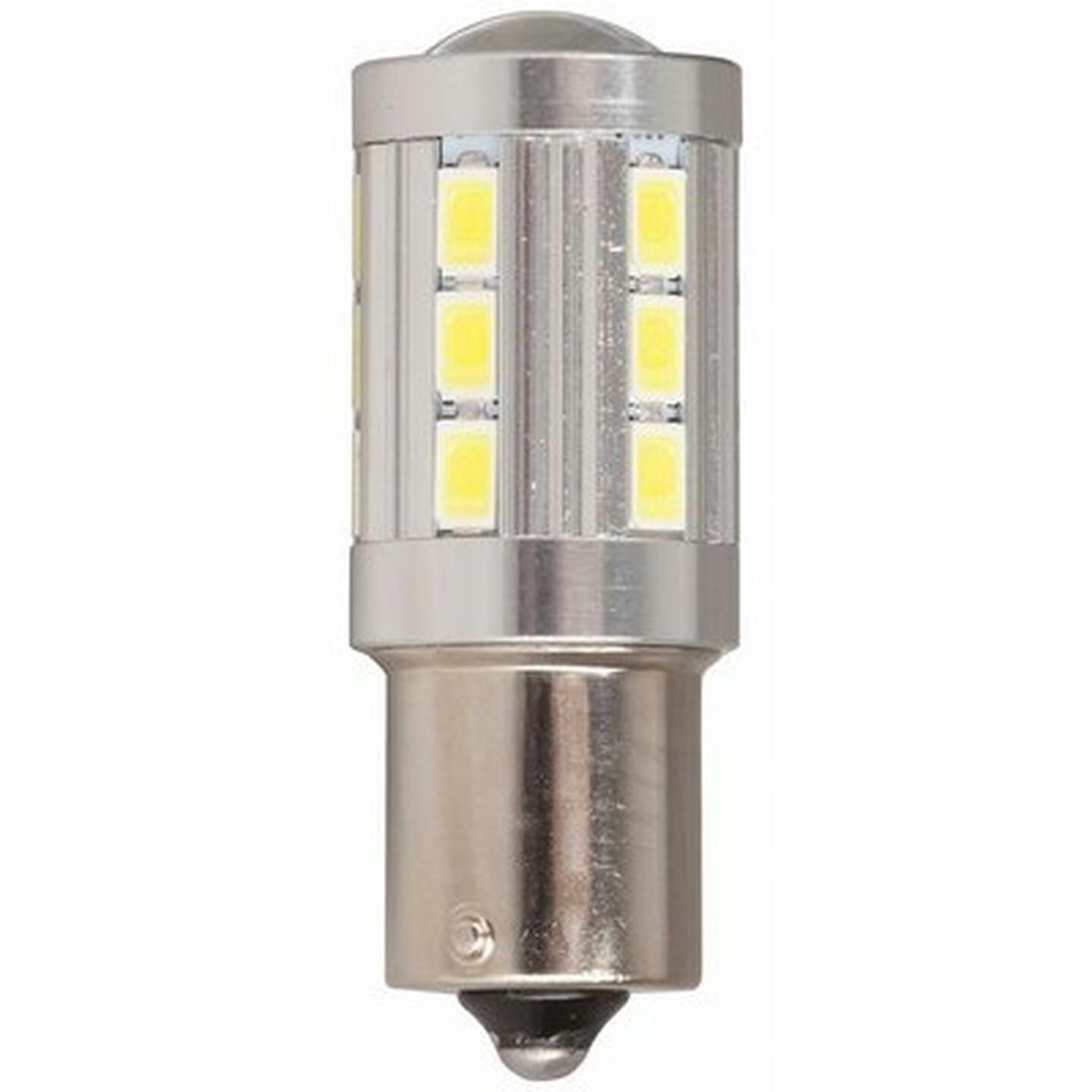 BA15S LED Interior/Reverse/Park Light Globe 21x5730 LEDs CANBus compatible