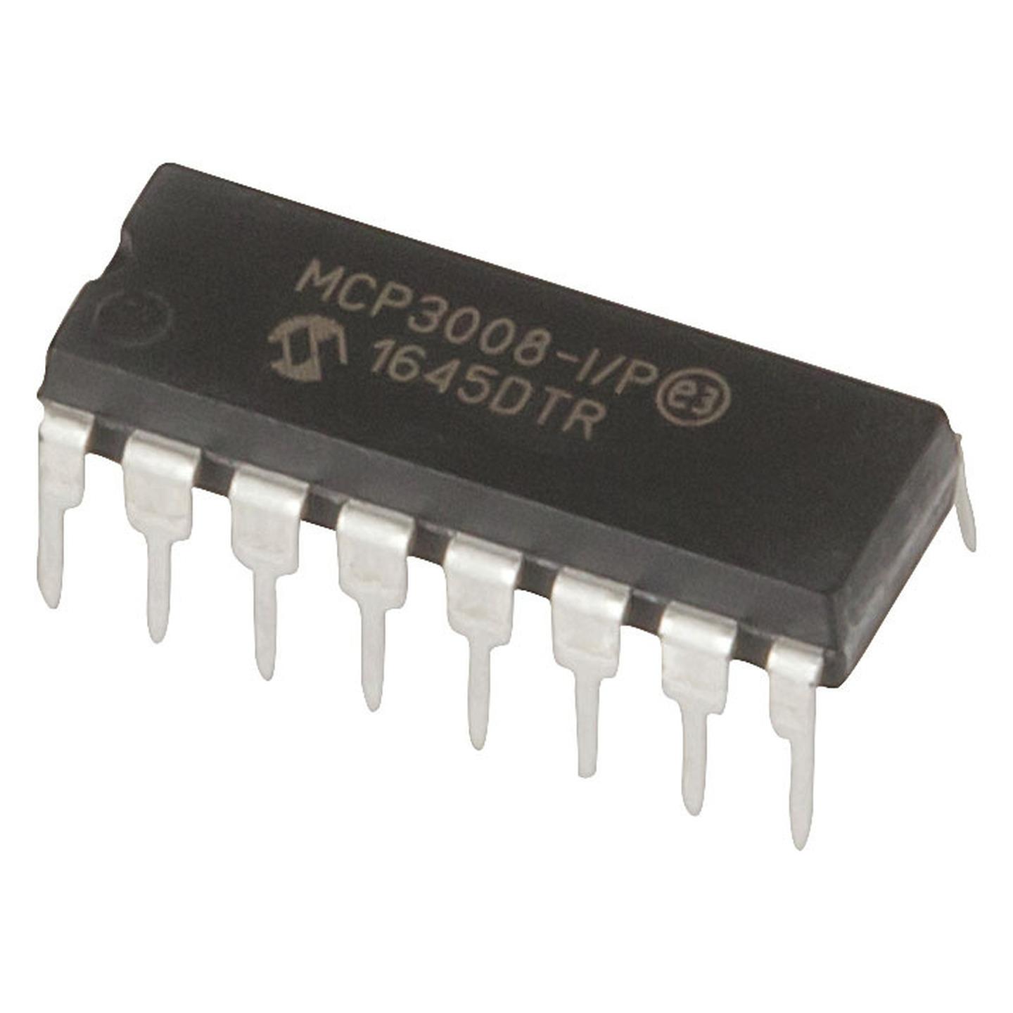 MCP3008 8 Channel 10 Bit ADC DIP16