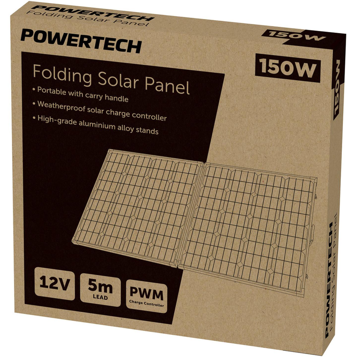 12V 150W Folding Solar Panel with 5M lead