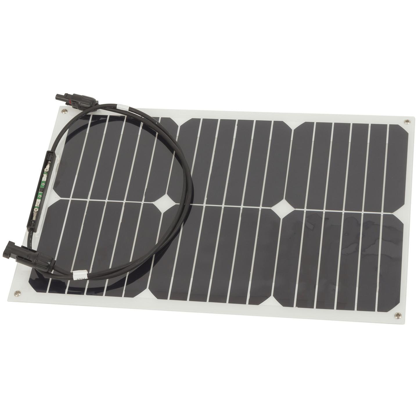 18W Flexible Monocrystalline Solar Panel 12V