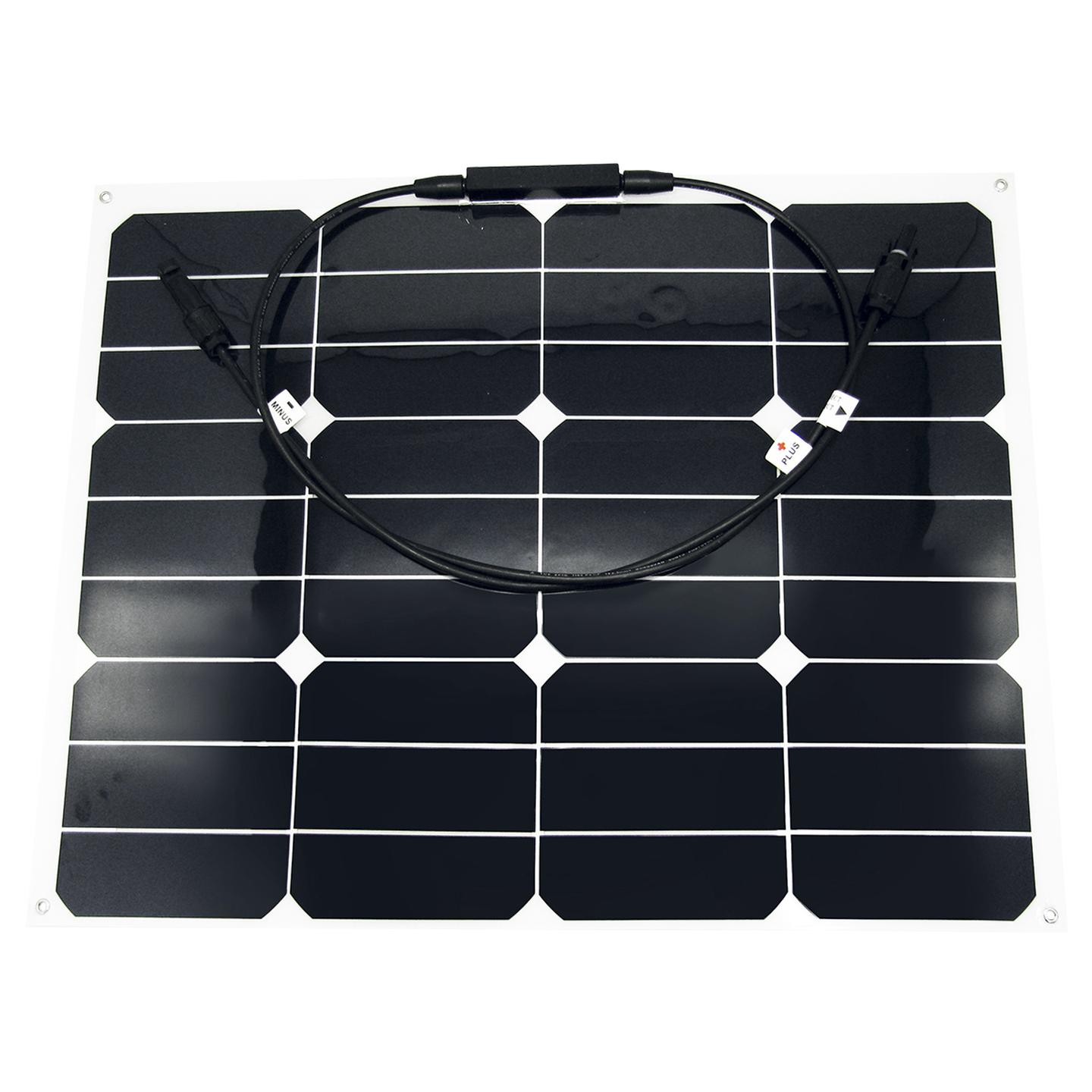 40W Flexible Monocrystalline Solar Panel 12V
