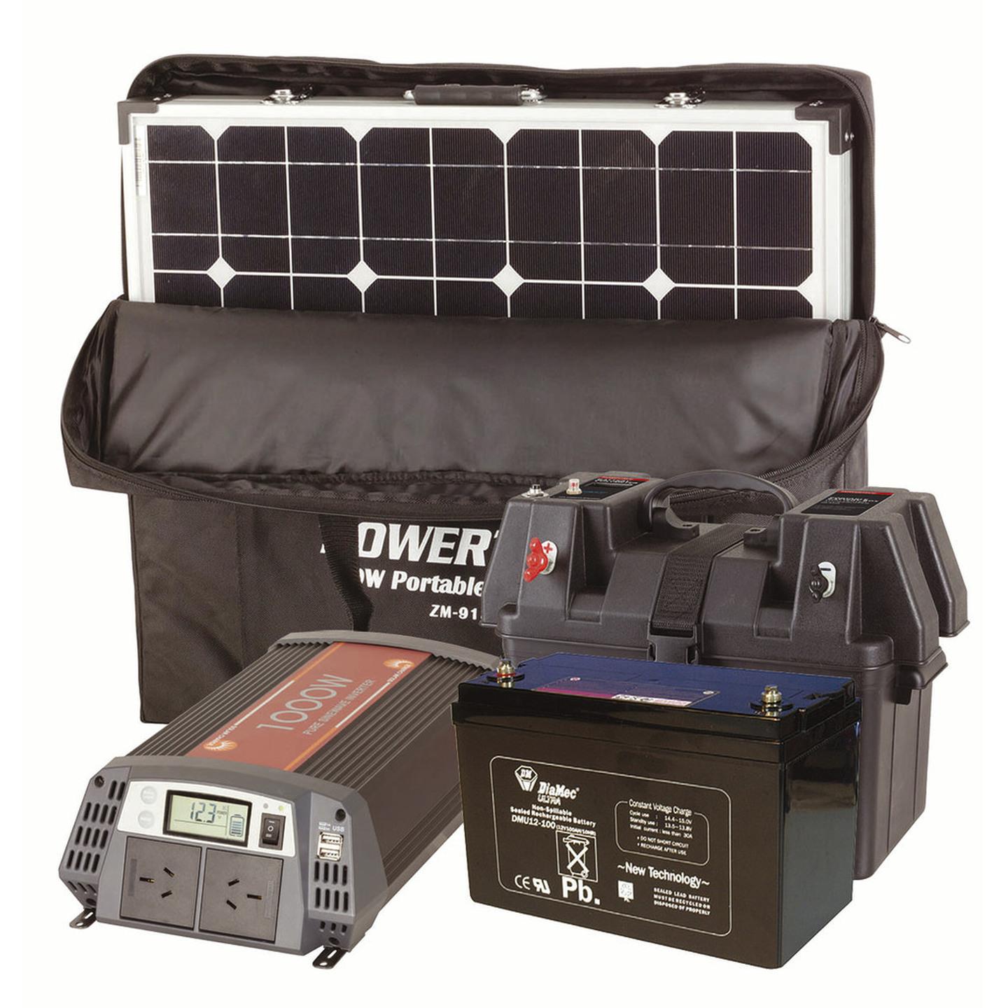 Large Portable Solar Power Kit