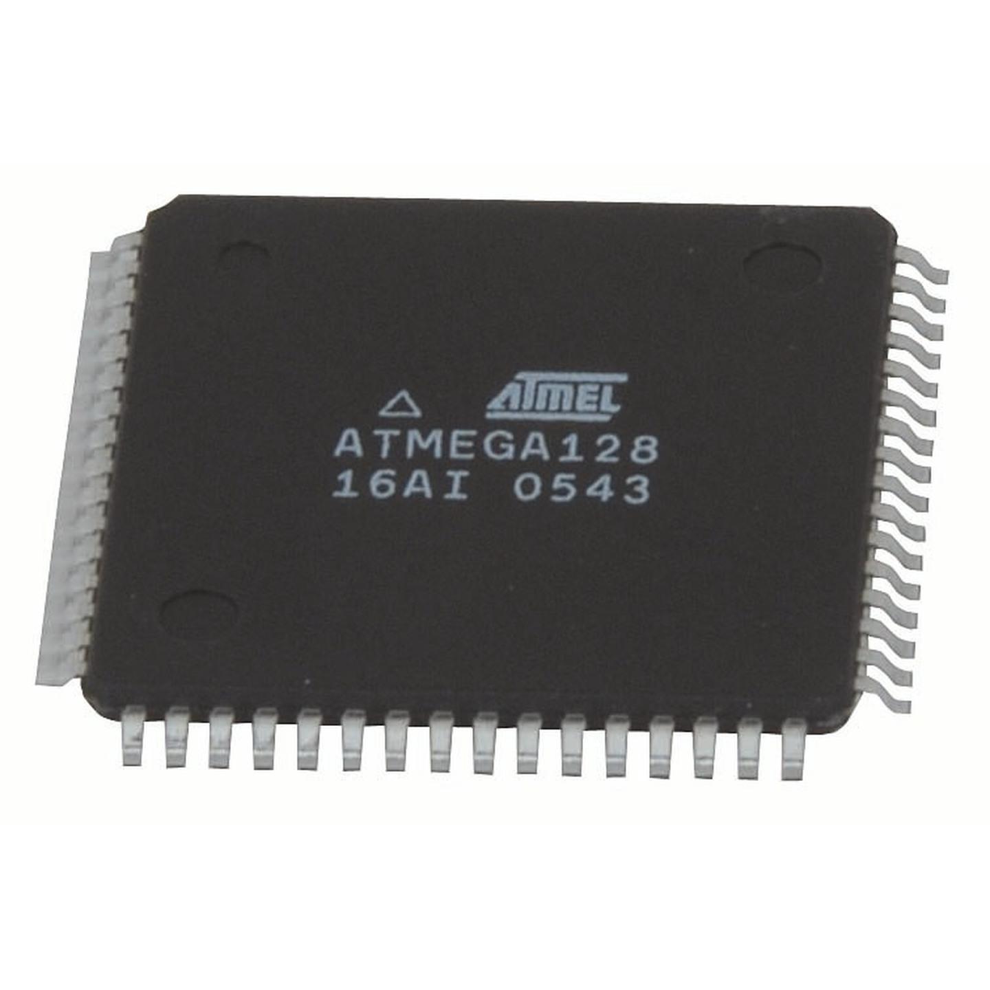 ATMEGA128-16AI Microcontroller IC - TQFP64